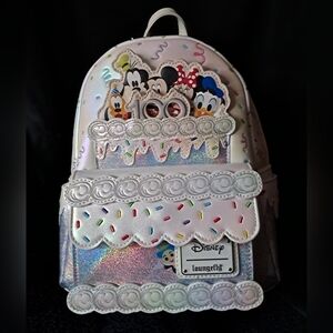 Disney 100 Cake Loungefly Mini Backpack